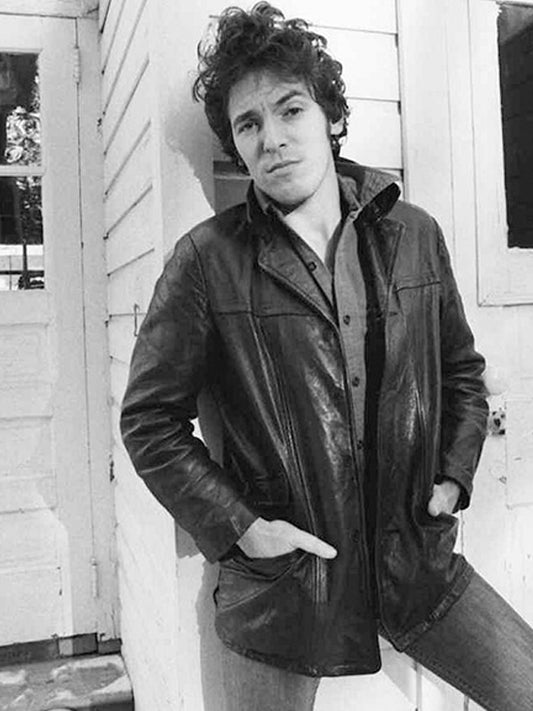 Bruce Springsteen Born to Run Black Leather Coat Shop now