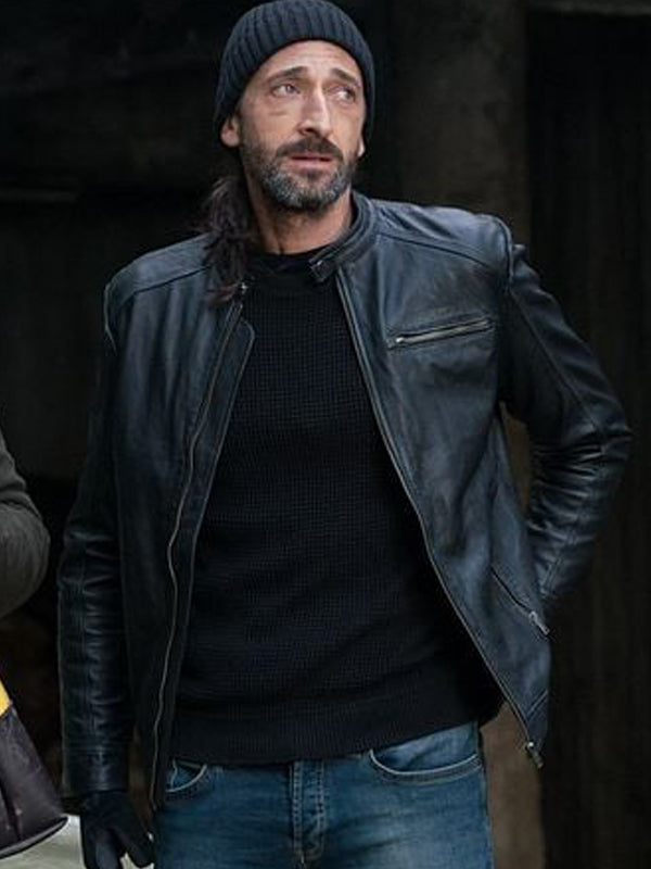 Bullet Head Adrien Brody Black Leather Jacket