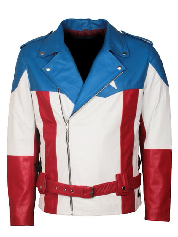 Captain America The First Avenger Jacket Cosplay Costume Shop now