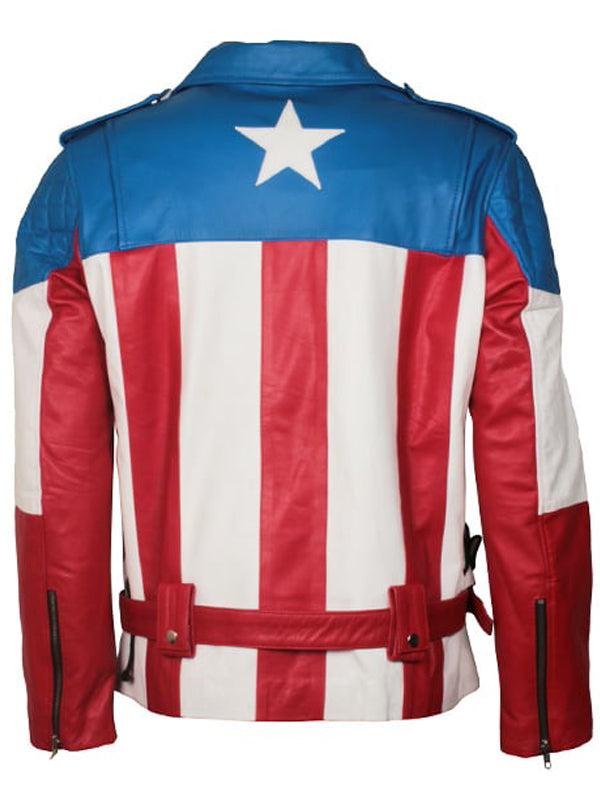 Captain America The First Avenger Jacket Cosplay Costume on Sale