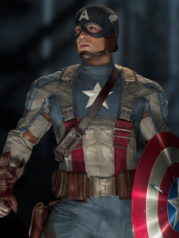 Captain America The First Avenger Jacket Cosplay Costume