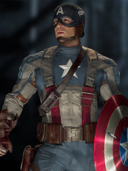 Captain America The First Avenger Jacket Cosplay Costume