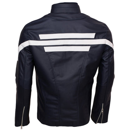Captain America The Winter Soldier Leather Jacket Costume Easter Sale