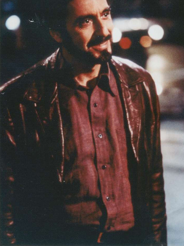 Carlito Way Al Pacino Brown Leather Jacket Hot Sale
