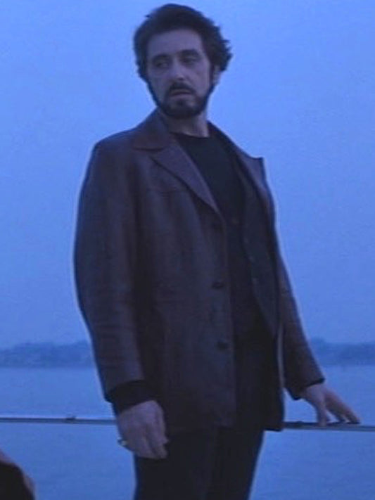 Carlito Way Al Pacino Brown Leather Jacket