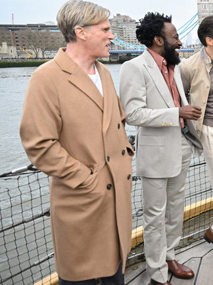 Cary Elwes The Ministry of Ungentlemanly Warfare Wool Coat Free Shipping UK USA Canada