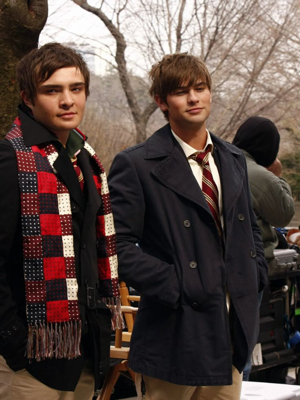 Chace Crawford Gossip Girl Black Cotton Coat Sale