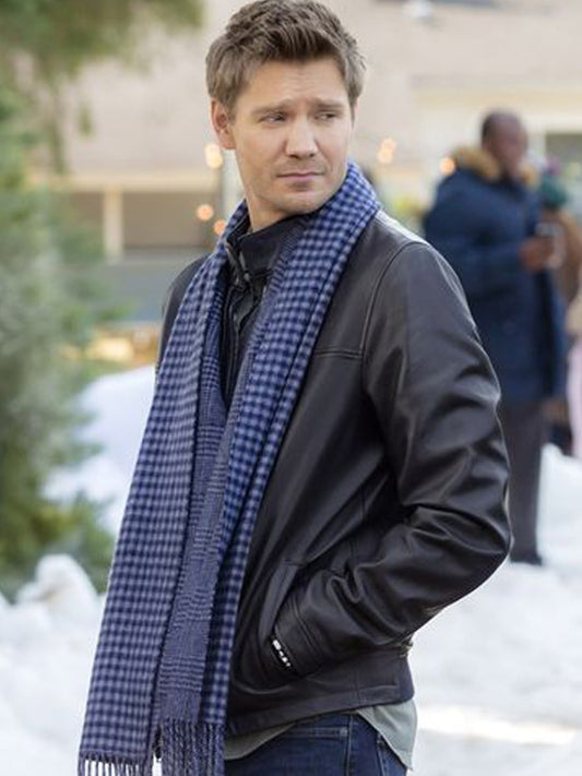 Chad Michael Murray Road To Christmas Leather Jacket