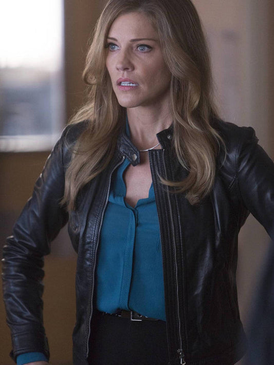 Charlotte Tricia Lucifer S02 Biker Leather Jacket
