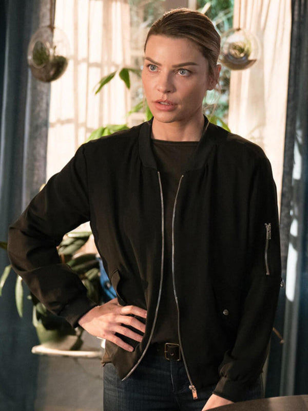 Chloe Decker Lucifer S03 Bomber Fleece Jacket