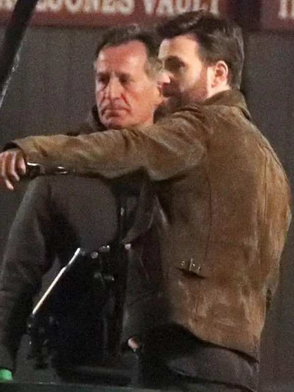 Chris Evans Ghosted Brando Suede Leather Jacket Shop now