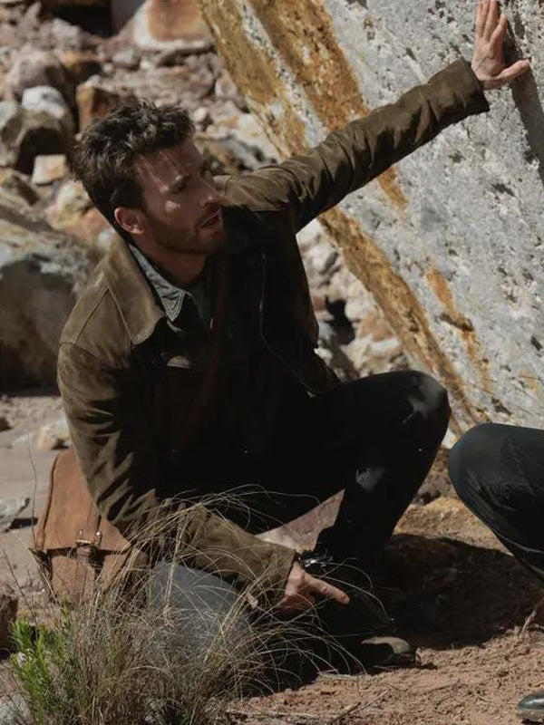 Chris Evans Ghosted Brando Suede Leather Jacket on Sale