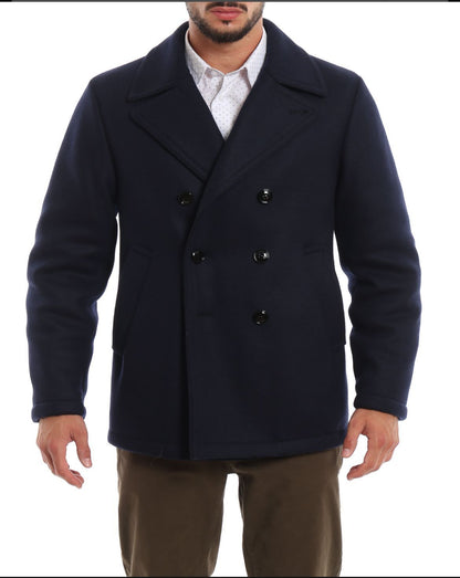 Chris Pine All The Old Knives Wool Peacoat Halloween Sale