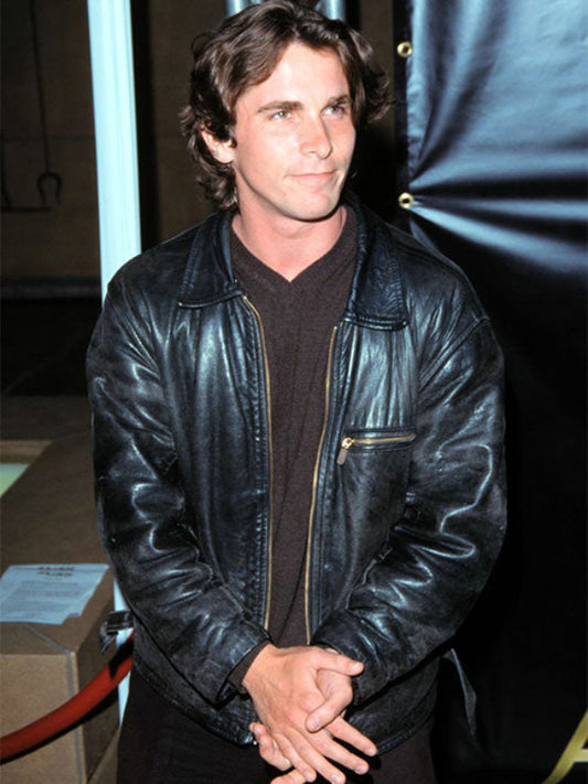 Christian Bale American Psycho Leather Jacket