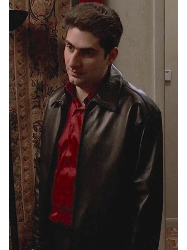 Christopher Moltisanti The Sopranos Vintage Leather Jacket Free Shipping UK USA Canada