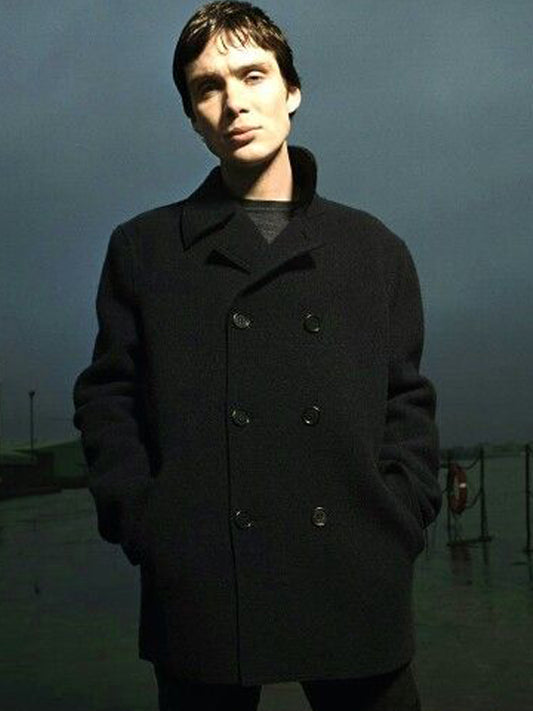 Cillian Murphy Classic Black Wool Coat