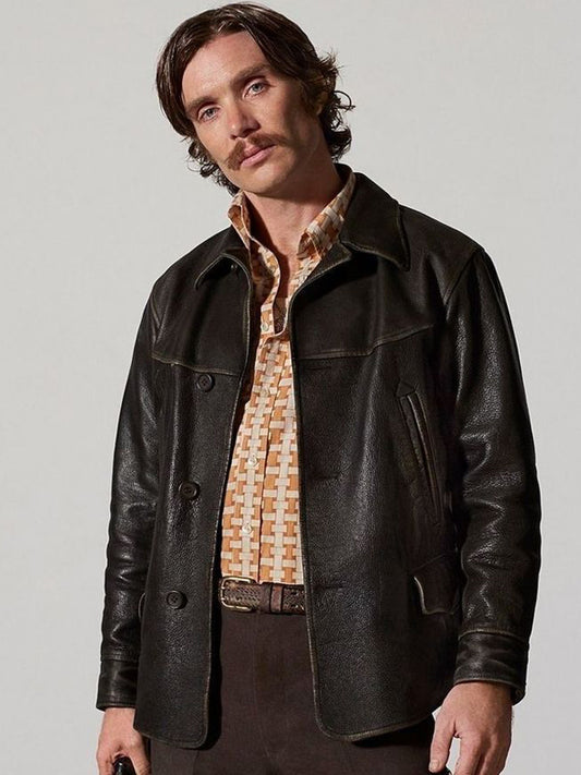 Cillian Murphy Free Fire Leather Jacket