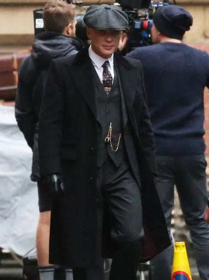 Cillian Murphy Peaky Blinders Tommy Shelby Wool Coat Christmas Sale