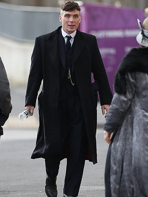 Cillian Murphy Peaky Blinders Tommy Shelby Wool Coat Halloween Costume