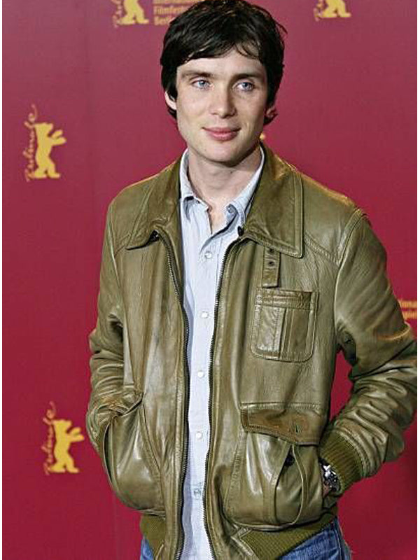 Cillian Murphy Tan Brown Leather Jacket Black Friday Sale