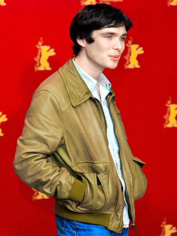 Cillian Murphy Tan Brown Leather Jacket Shop now