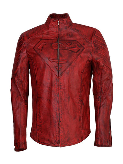 Clark Kent Smallville Superman Leather Jacket Costume Shop now Cosplay Costume Sale