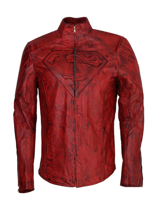 Clark Kent Smallville Superman Leather Jacket Costume Shop now Cosplay Costume Sale