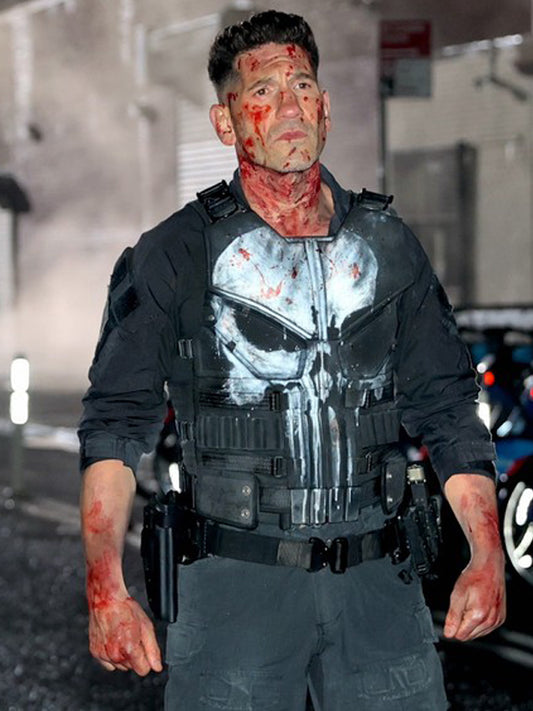 Daredevil Born Again Jon Bernthal Punisher Leather Vest