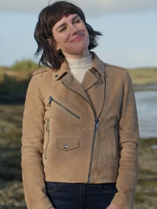 Fiona Love of the Irish Suede Leather Jacket