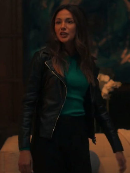 Fool Me Once Michelle Keegan Black Leather Jacket