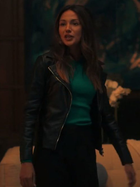 Fool Me Once Michelle Keegan Black Leather Jacket
