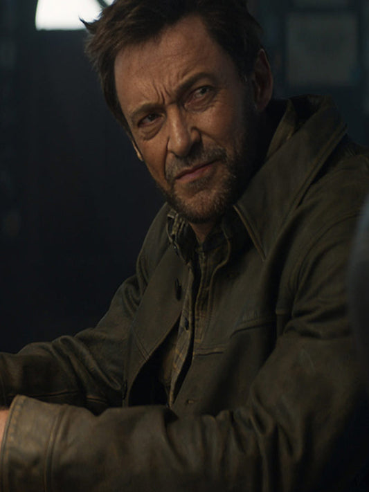 Hugh Jackman Deadpool and Wolverine Leather Jacket