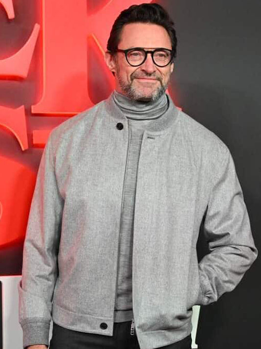 Hugh Jackman Vintage Wool Gray Jacket