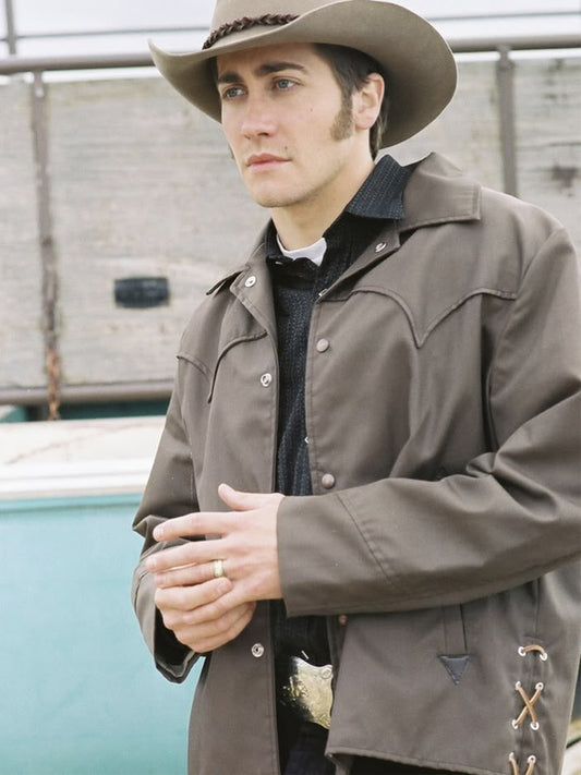 Jake Gyllenhaal Brokeback Mountain Gray Cotton Jacket