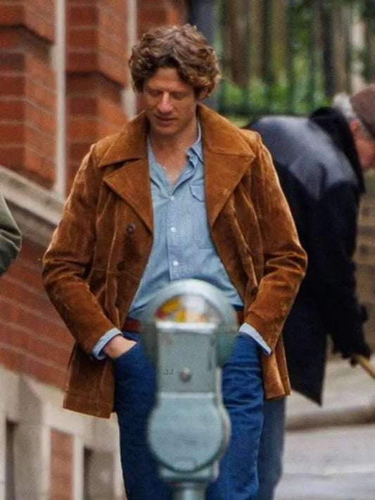 James Norton Bob Marley One Love Brown Suede Coat