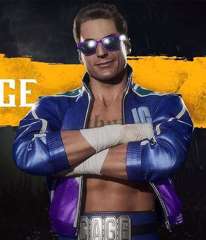 Johnny Cage Mortal Kombat II Uncaged Fury JC Jacket Costume on Sale