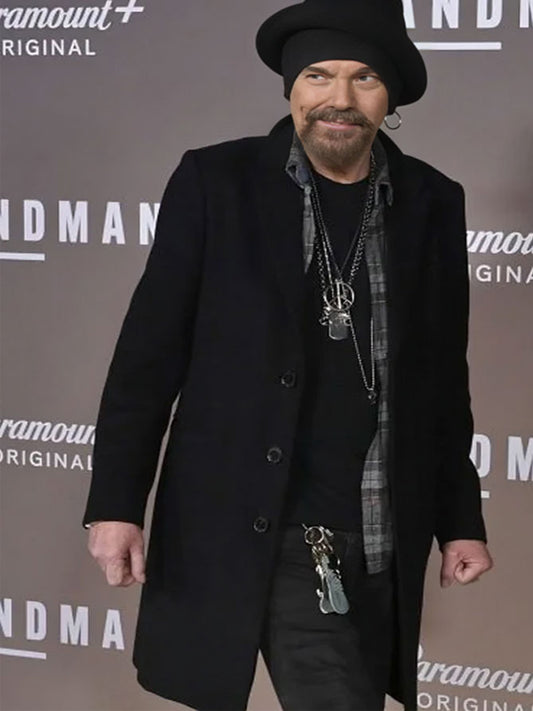 Landman Billy Bob Thornton Black Wool Coat Black Friday Sale