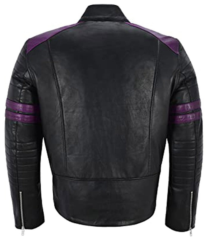 Mens Cafe Racer Vintage Black Motorcycle Leather Jacket Shop now UK USA Canada