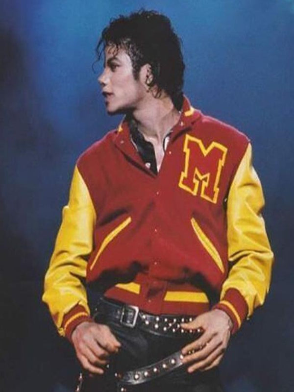 Michael Jackson Thriller Vintage Varsity Wool Jacket