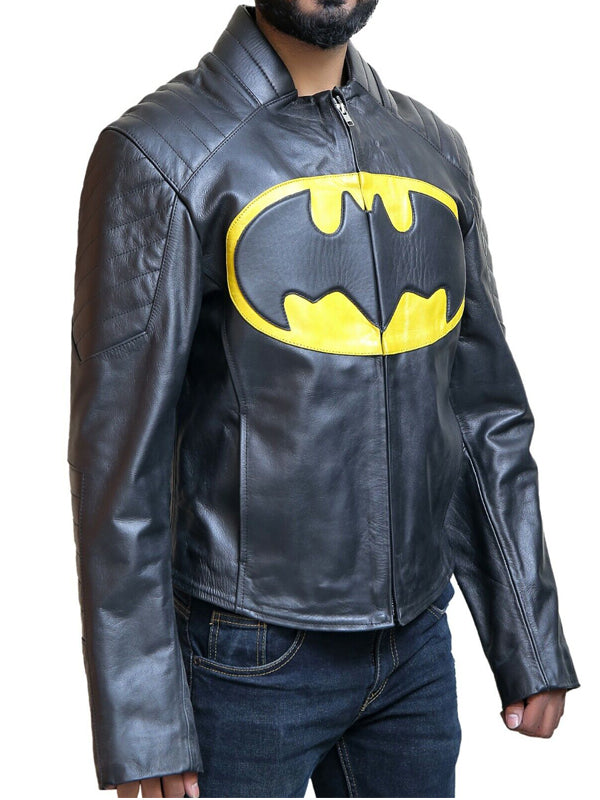 Michael Keaton Batman 1989 Leather Jacket UK USA Canada
