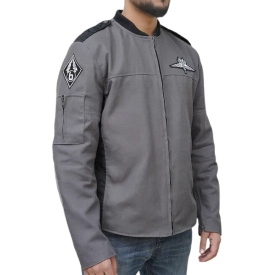 Mobile Infantry Uniform Starship Troopers Gray Cotton Jacket Shop now