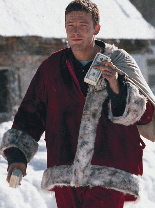 Reindeer Games Ben Affleck Santa Velvet Coat