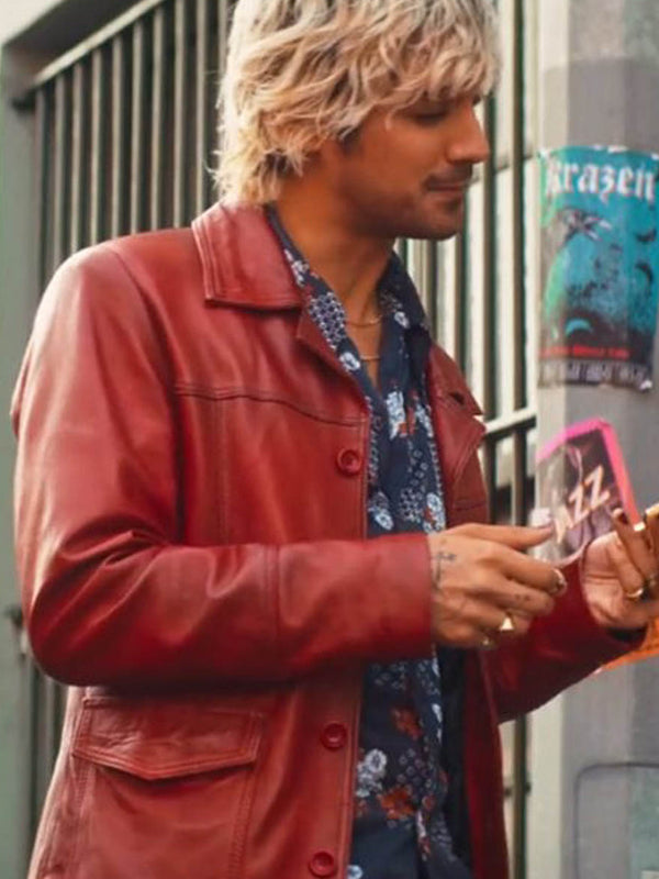 Rex Galier Choose Love Red Leather Jacket Shop now