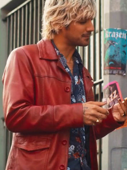 Rex Galier Choose Love Red Leather Jacket Shop now