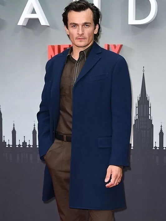 Rupert Friend Anatomy Of A Scandal Wool Coat