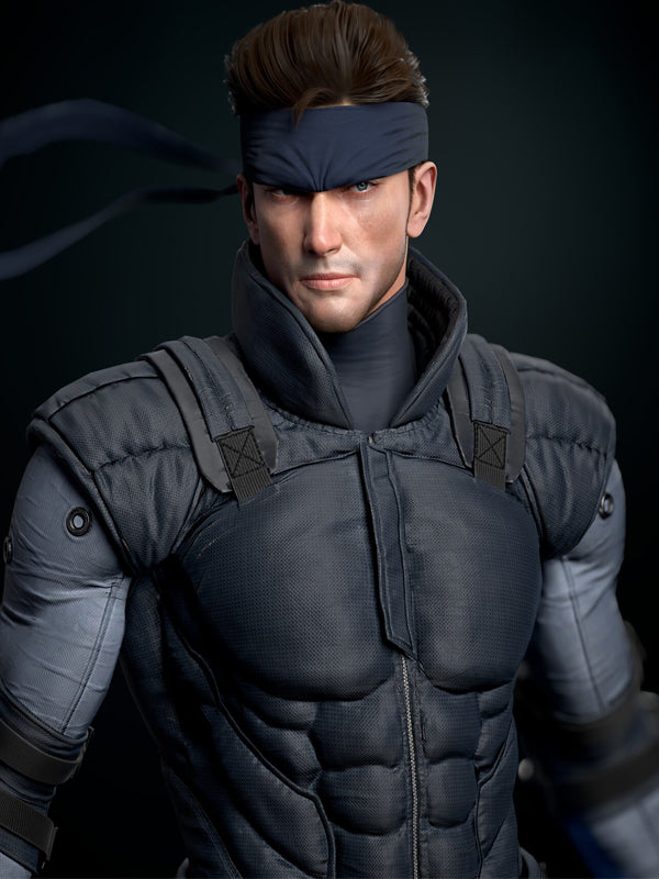 Solid Snake Metal Gear 2 Leather Vest Cosplay Costume Shop now