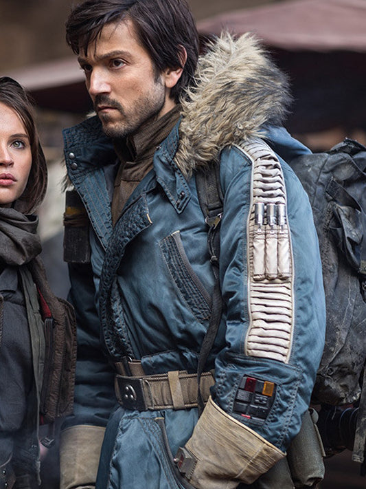 Star Wars Cassian Andor Diego Luna Leather Jacket Shop now