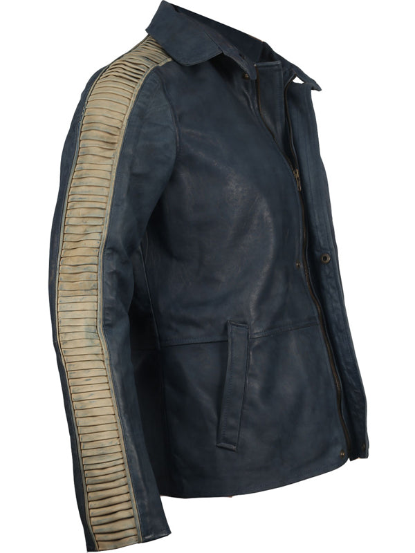 Star Wars Cassian Andor Diego Luna Leather Jacket on Sale