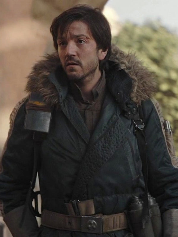 Star Wars Cassian Andor Diego Luna Leather Jacket