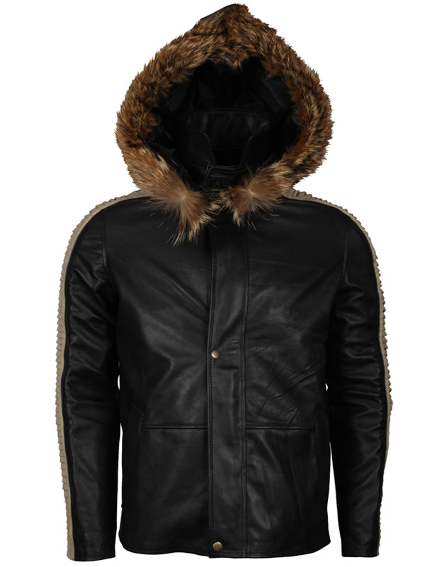 Star Wars Diego Luna Cassian Andor Black Leather Jacket
